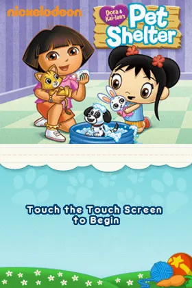 Dora & Kai-Lan's Pet Shelter (USA) screen shot title